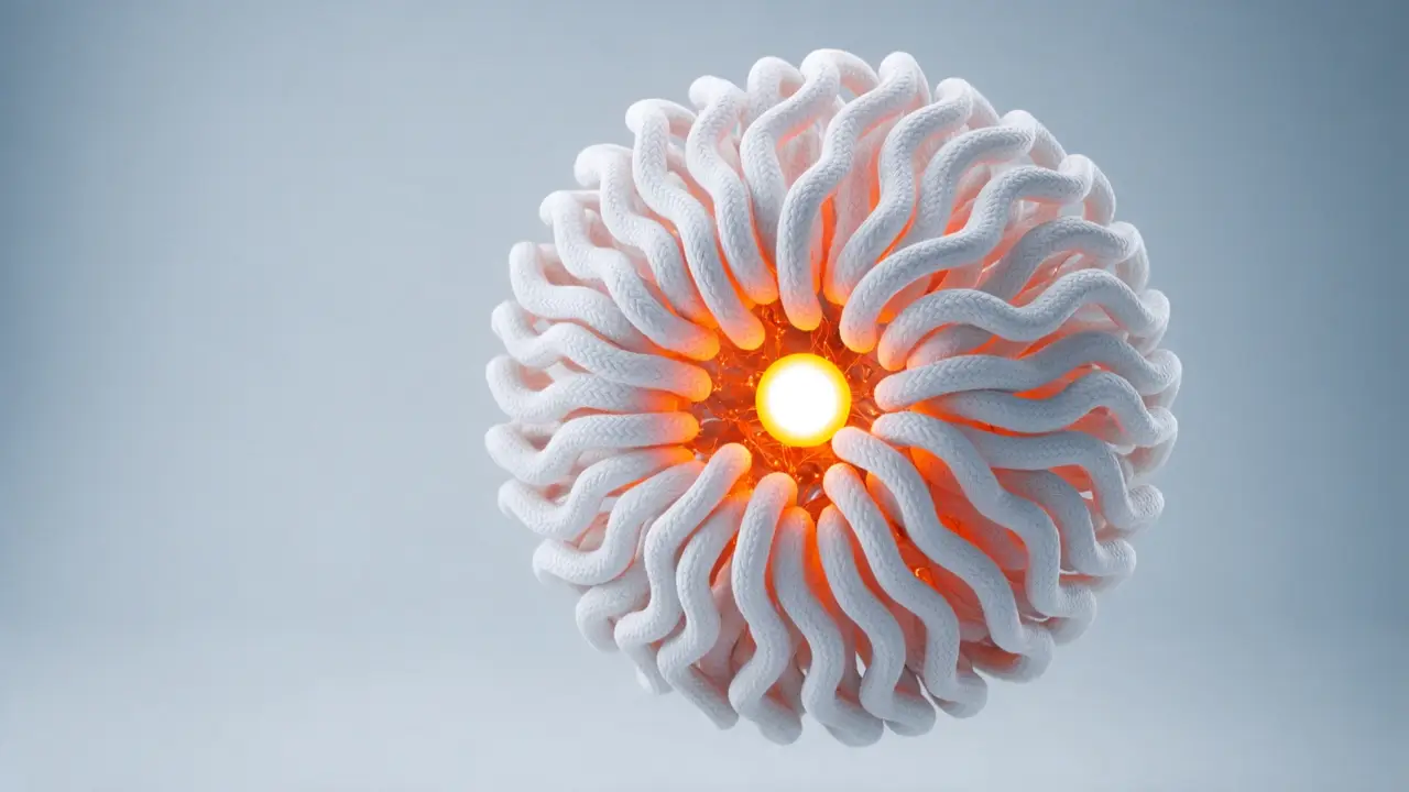 Sphère lumineuse symbolisant l'intelligence artificielle