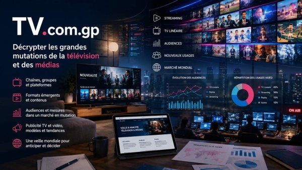 TV.com.gp décrypte les grandes mutations de la télévision et des médias