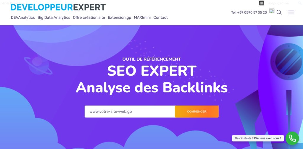 Outil de référencement SEO