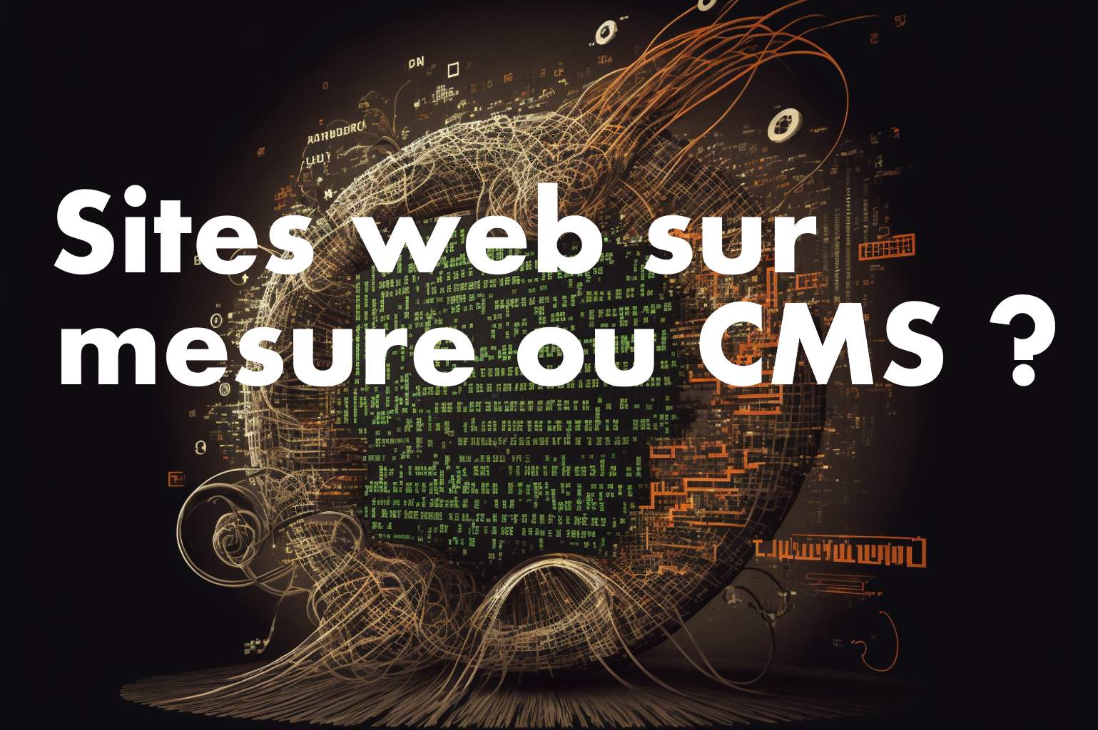 Sites web sur mesure ou CMS : Quelle est la meilleure solution pour votre projet web ?