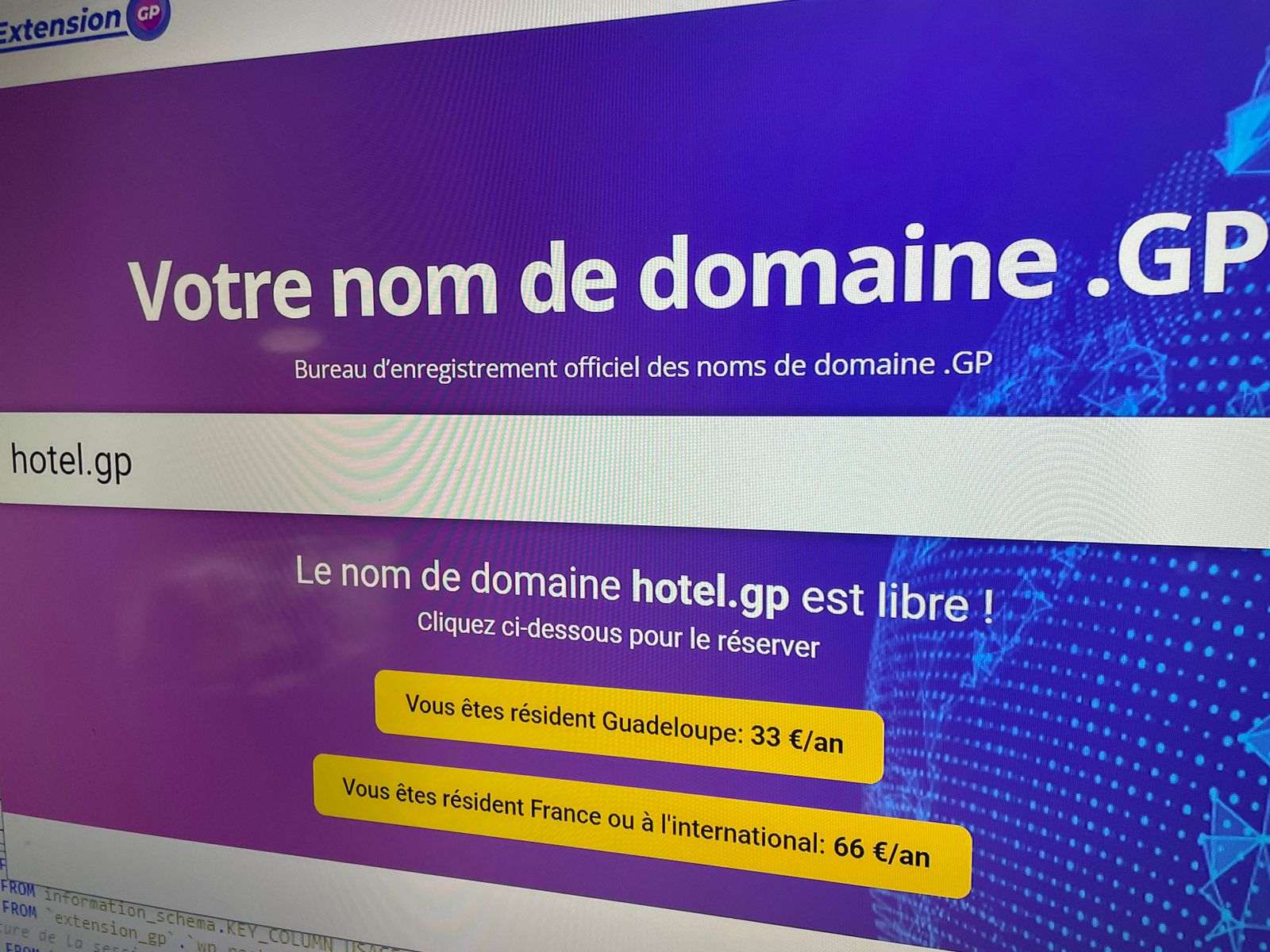 Découvrez le paradis numérique des noms de domaine .GP