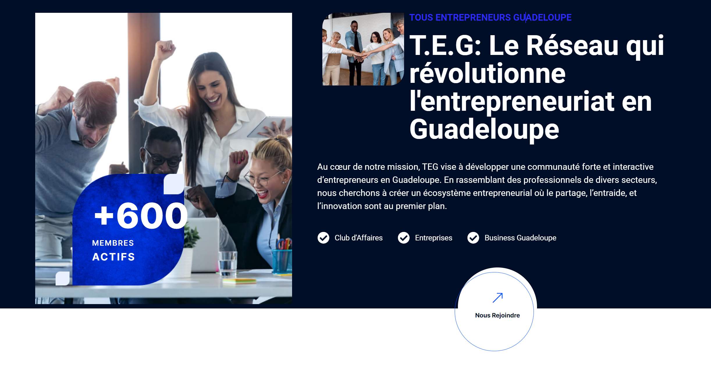 Nouvelle Plateforme Digitale pour Entrepreneurs en Guadeloupe : Découverte du Site de Tous Entrepreneurs Guadeloupe (T.E.G.)