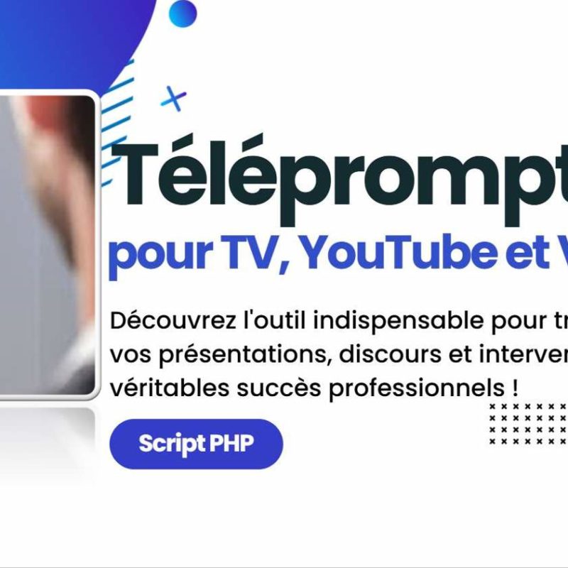 Téléprompteur pour TV, YouTube et Vidéos - Simplifiez vos Présentations Professionnelles !